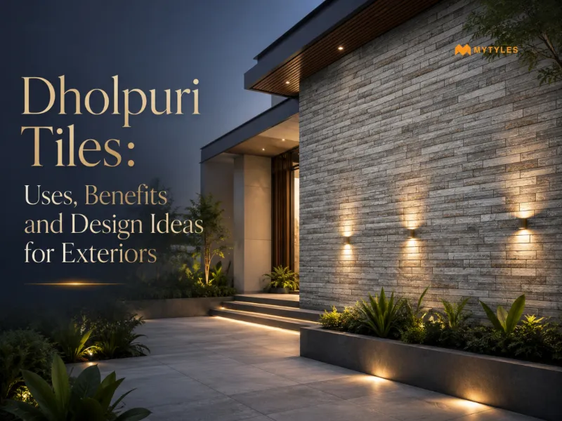 Dholpuri Tiles Uses And Benefits for Indian Home Exteriors