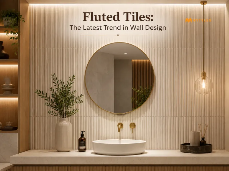 The Latest Fluted Tiles Trend For Modern Homes