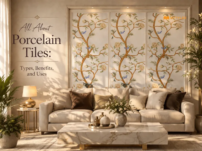 Porcelain Tiles: Types, Advantages, Disadvantages & Best Uses