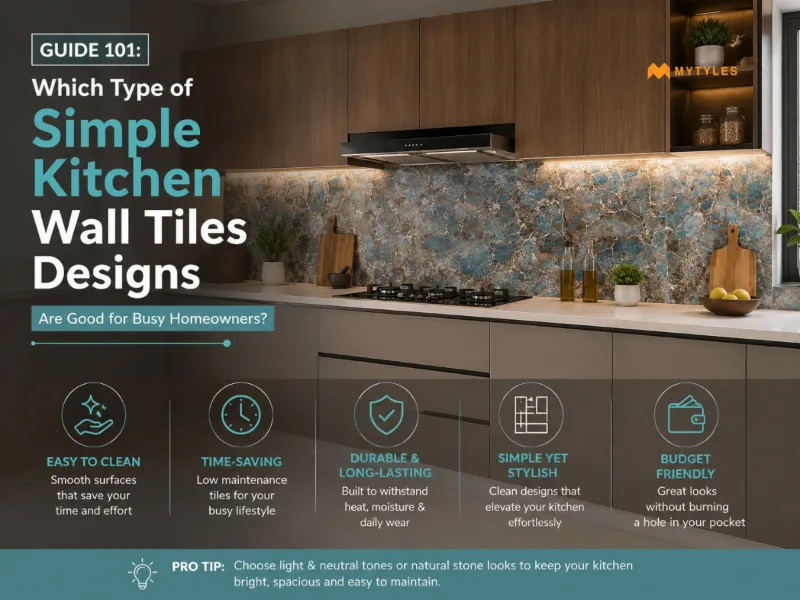  Simple Kitchen Wall Tile Designs for Busy Homeowners | Guide 101