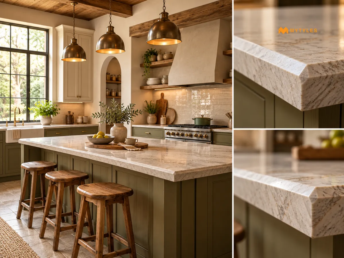 Kitchen Countertop Edge Types: 8 Profiles Explained