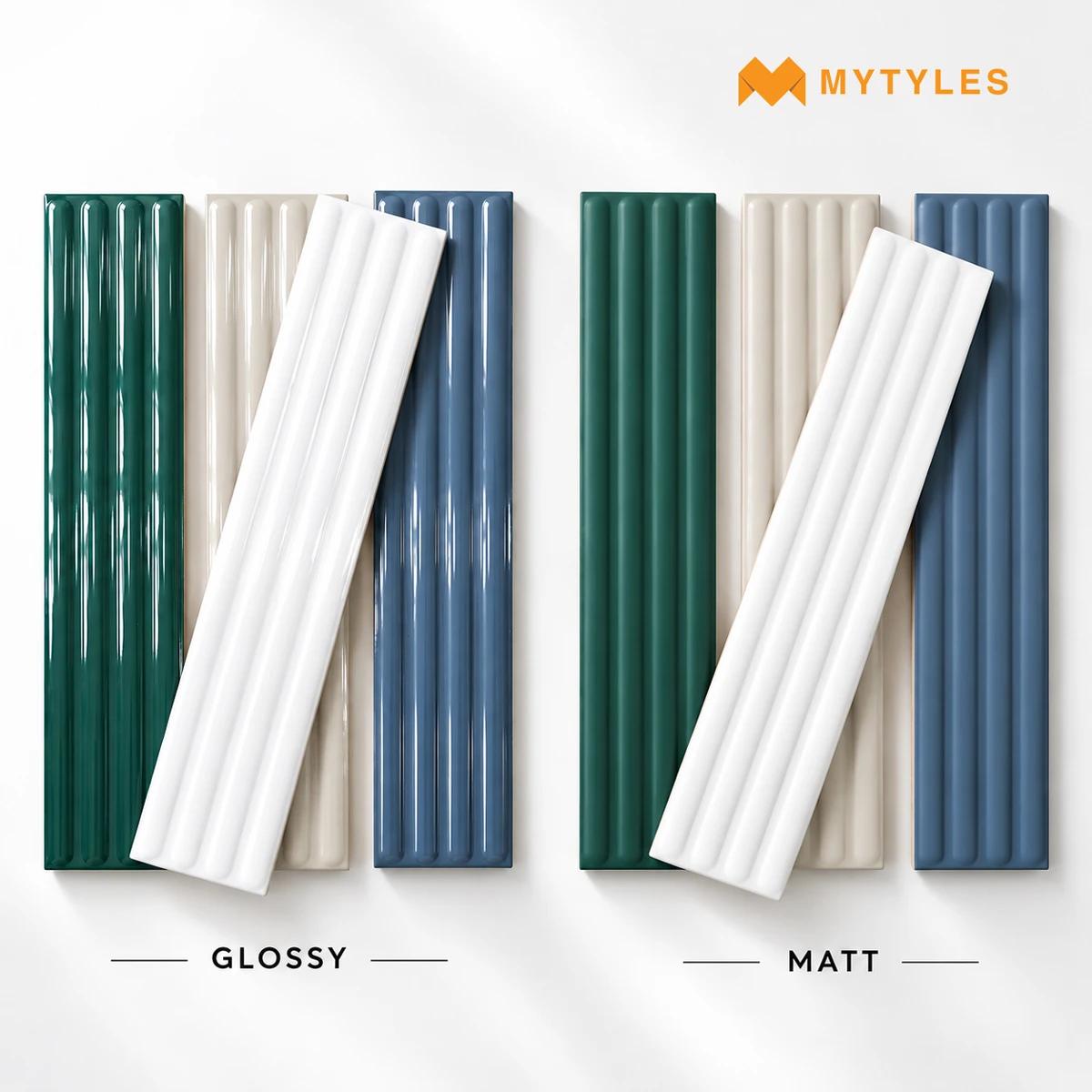Fluted Subway Tile | Linear Finish Harmony