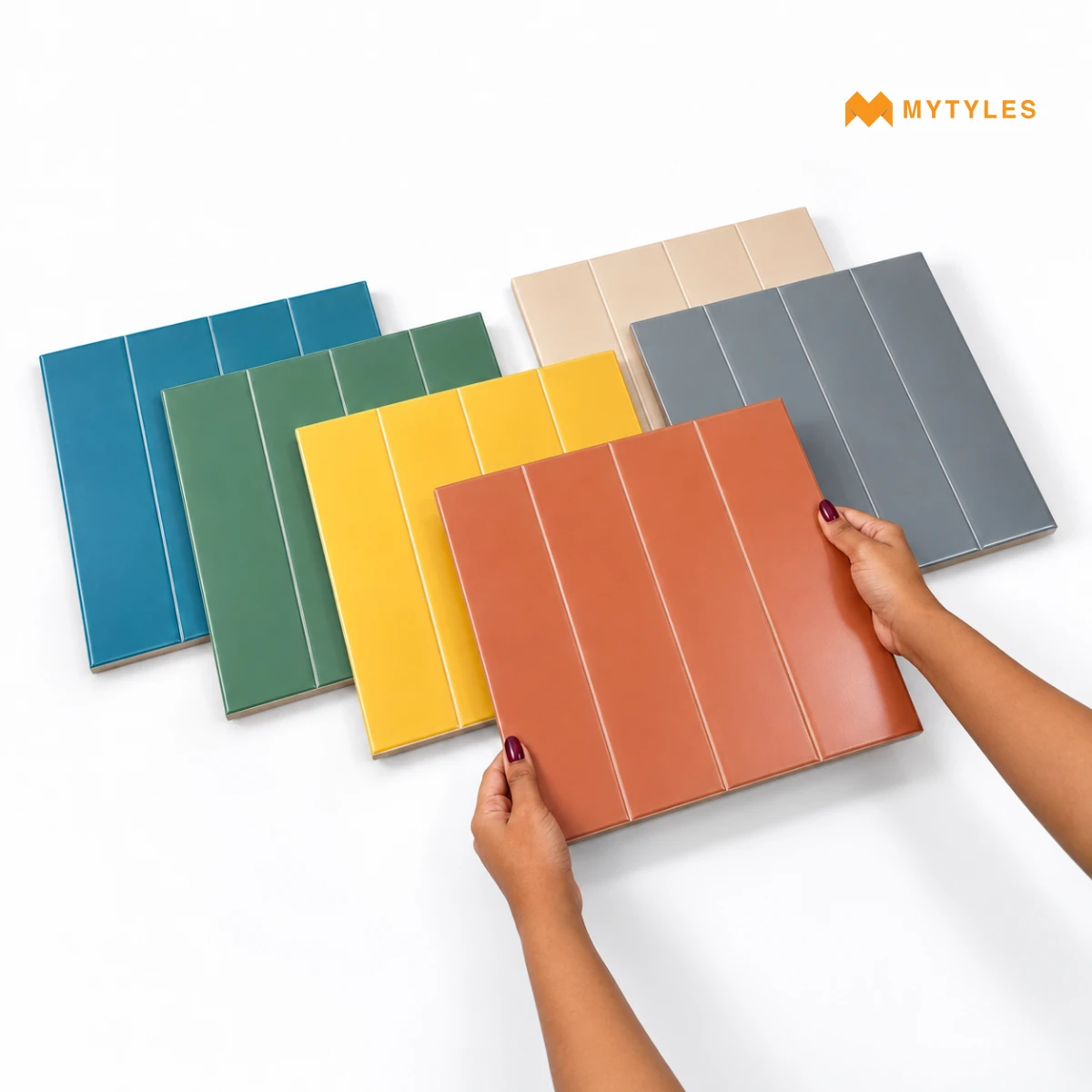 Colourful Matt Subway Tile | Vita Grace Palette