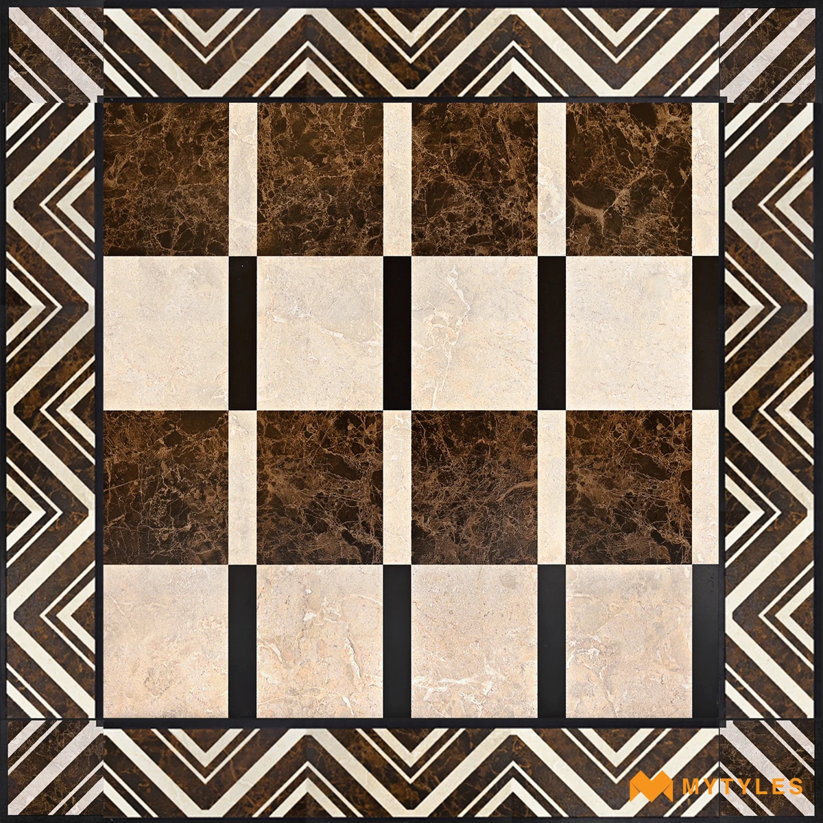 Brown Basketweave Carpet Tile | Deco Grid