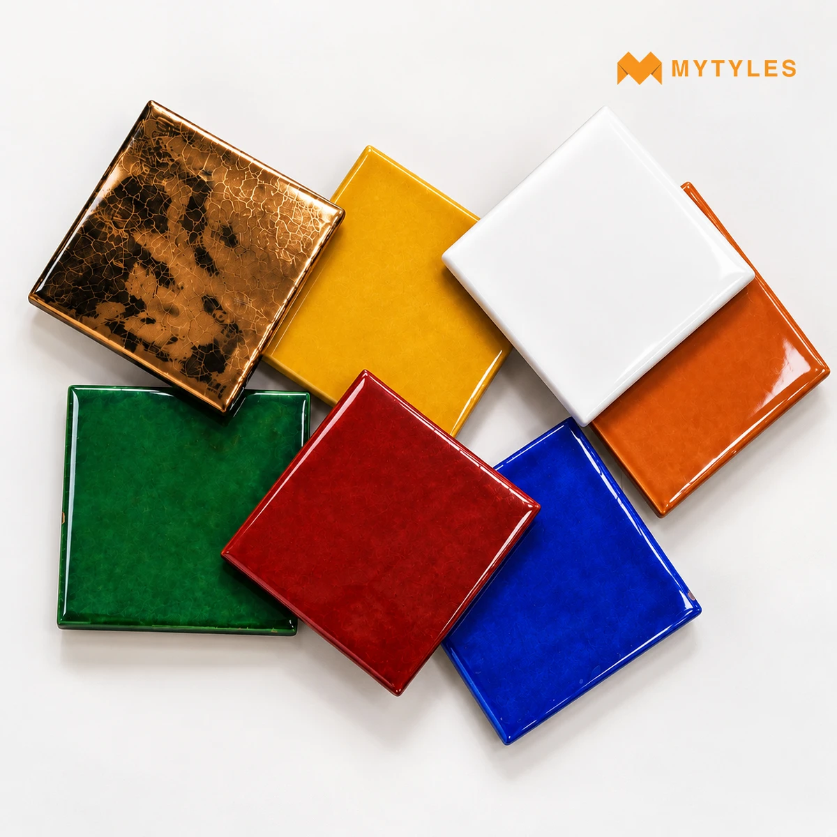Colourful Glossy Subway Tile | Jewel Tone Radiance