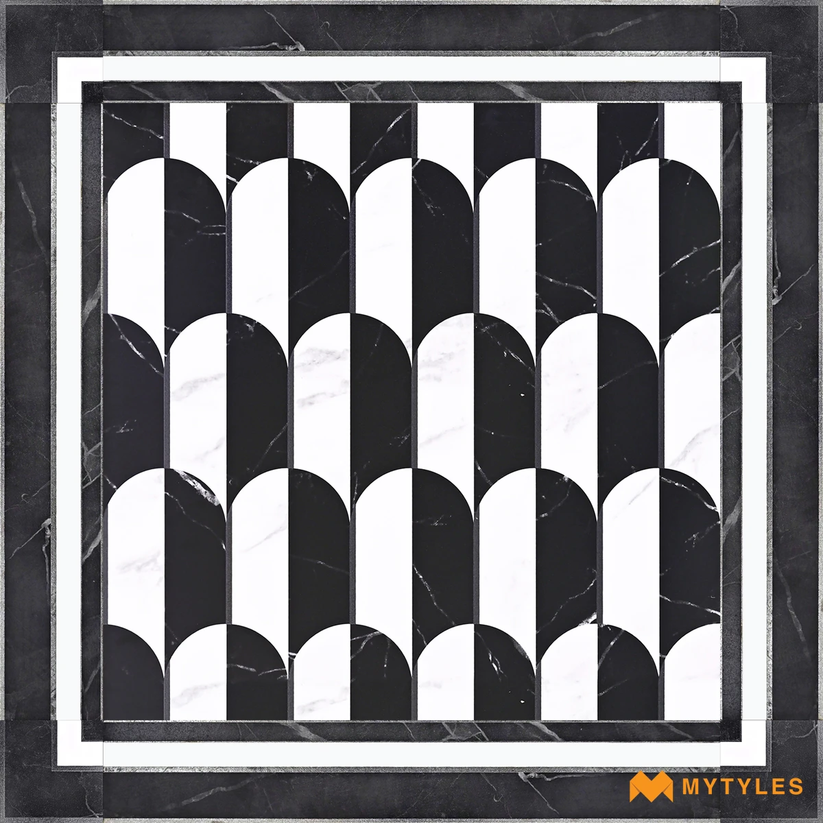 Black & White Carpet Tile | Deco Arch