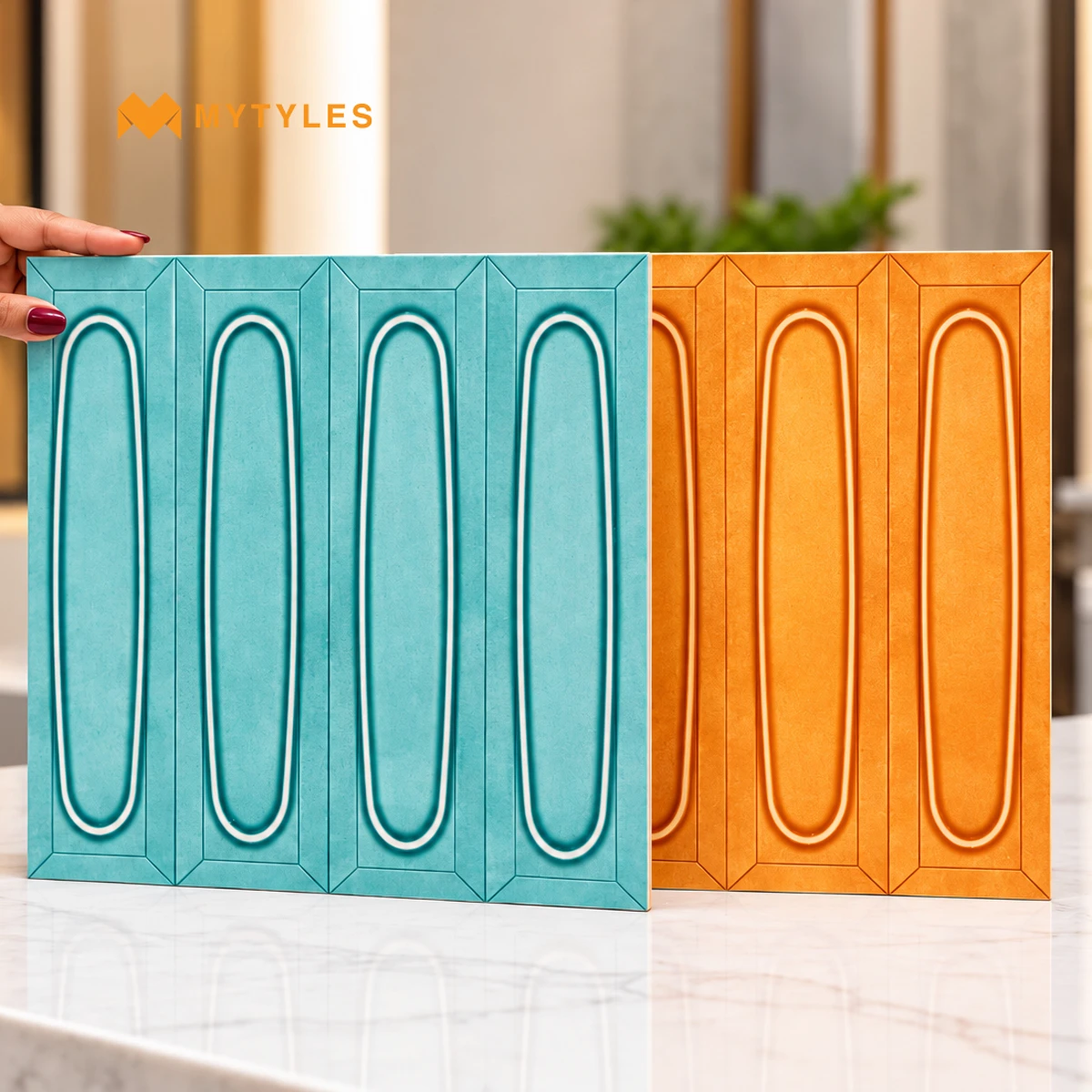3D Capsule Subway Tile | Archway Duo