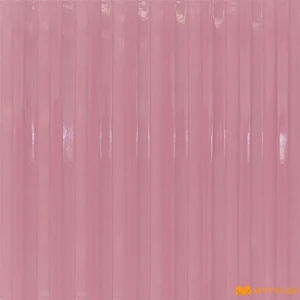 undefined-Blush Pink Reeded Ceramic Textured Wall Tile Code39433 300x300mm 11Pc
