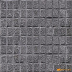 Carbon Grid Gray Wall Tile Code39011 