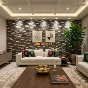 undefined-Natural Stone Marble Wall Cladding Code35458 (6x24 Inch, Stone)-MYT172