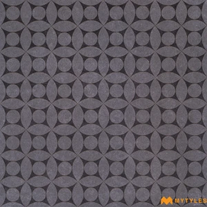 undefined-Grey Rangoli Kanish Matt Vitrified Moroccan Tile Code40240 600x600mm 4Pc Pack