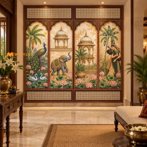 Rajasthani Chhatri Poster Tile Code41066