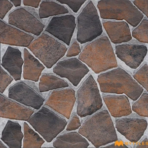 Brown Flagstone Elevation Tile Code40868