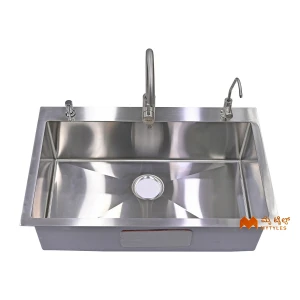 undefined-Futura Kitchen Sink - Hand Carved Series - FS 3120 HM Code36059 (31x20 Inch)