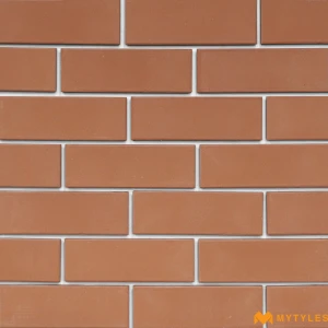 undefined-Terracotta Clay Plain Wall Brick Code38262 (240x80x10mm, Matt)-Code-100
