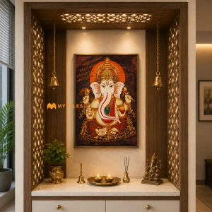 undefined-Ganesha Poster Wall Tile Code26051 (300x450mm, Glossy)