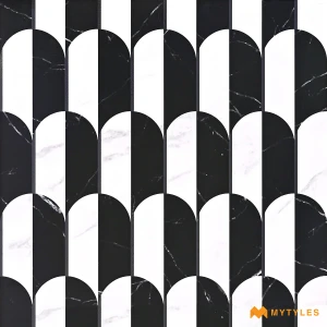 Monochrome Split Capsule Tile Code39814