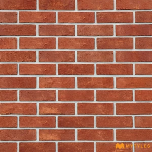 undefined-Terracotta Clay Handmade Red Wall Brick Code38409 (220x70x20mm, Matt)-MHC-700