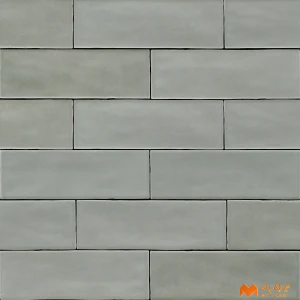 undefined-Imported Green Subway Floor and Wall Tile Code37790 (65x200mm, Matt)