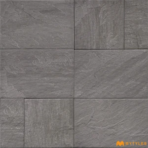 undefined-Layered Slate Grey Vitrified Modular Tile Code40328 200x200mm 12Pc Pack