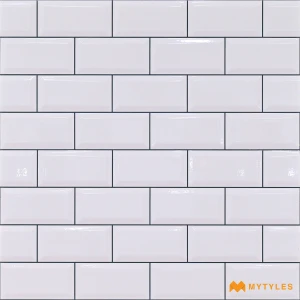 undefined-Crisp White Glossy Ceramic Subway Wall Tile Code40185 300x600mm 5Pc Pack