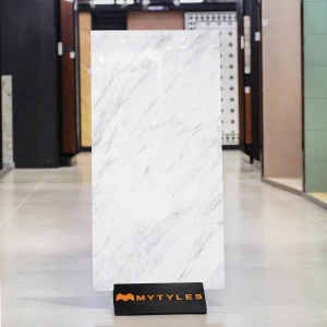 undefined-Vitrified White Floor and Wall Tile Code37386 (600x1200mm, Authentic)
