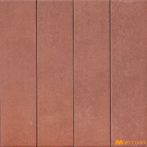 undefined-Canyon Clay Red Matt Vitrified Subway Tile Code39579 60x260mm Pack 32Pc
