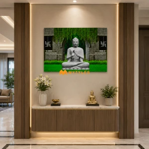undefined-Vitrified Buddha Poster Wall Tile Code23509 (600x900mm, Glossy)