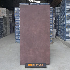 undefined-Twilight Shadow Purple Vitrified Solid Color Tile Code40400 600x1200mm 2Pc Pack