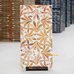 undefined-Vitrified Cream Tropical Floor and Wall Tile Code39026 (600x1200mm, Marble Matt)