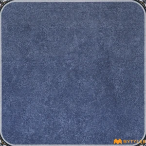 undefined-Vitrified Blue Octagonal Floor and Wall Tile Code38383 (400x400mm, Matt)