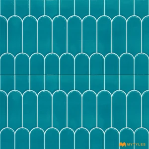 Blue Geometric Tile Code37864
