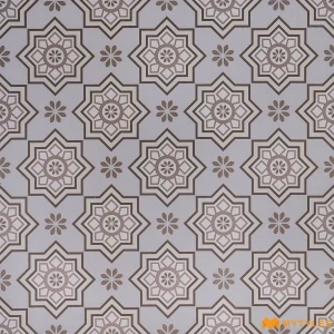 Ornate Floral Grey Moroccan Tile Code41231