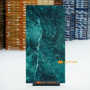 undefined-Verde Oceanico Blue Matt Marble GVT Tile Code40345 600x1200mm