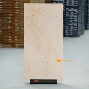 undefined-Vitrified Beige Floor and Wall Tile Code38901 (600x1200mm, Matt)