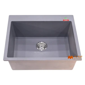 undefined-Futura Kitchen Sink - Quartz Series FS 2420 Grey Spot Code38141 (24x20 Inch)