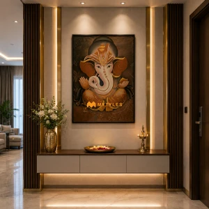 undefined-Poster Wall Tile - 5064  Code5727 (3x4 Feet, Matt, 8Pcs)
