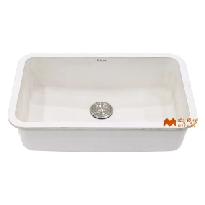 undefined-Futura Kitchen Sink - Quartz Series FS 3119 White Code38142 (31x19Inch)