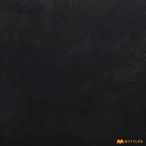 undefined-Vitrified Black Digital Parking Floor and Wall Tile Code36647 (400x400mm, Matt)