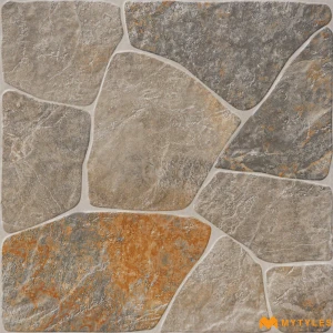 undefined-Vitrified Beige Digital Parking Floor and Wall Tile Code38338 (400x400mm, Matt)