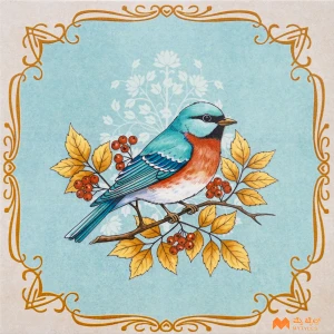 undefined-Ceramic Blue Moroccan Floor and Wall Tile Code37938C (300x300mm, Matt)