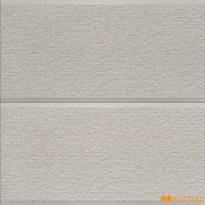 undefined-Woven Linen Beige Satin Ceramic Wall Tile Code40208LT 300x600mm 5Pc Pack
