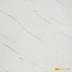 undefined-White Double Charge Vitrified Floor and Wall Tile Code38862 (600x600mm, Glossy)