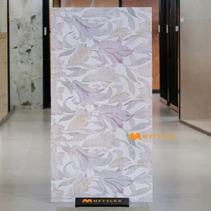undefined-Tapestry Floral Pearl White Matt Vitrified Tile Code40305 800x1600mm 2Pc