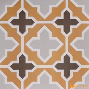 Starburst Grey Moroccan Tile Code41237