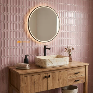 undefined-Ceramic Marble Finish Cream Wash Basin Code31890 (325x450mm, Glossy)