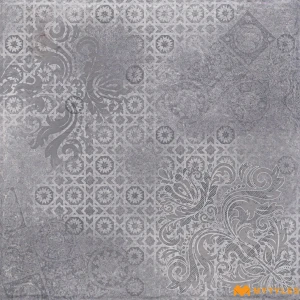 undefined-Vitrified Gray Digital Parking Floor and Wall Tile Code38392 (400x400mm, Matt)
