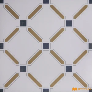 Cross Lattice White Moroccan Tile Code41229