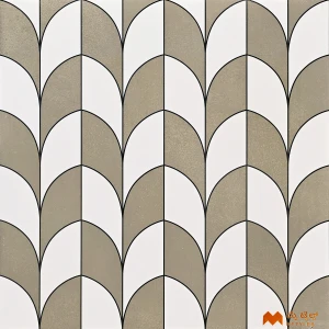 undefined-Vitrified Beige Moroccan Floor and Wall Tile Code36803 (600x600mm, Carving Matt)