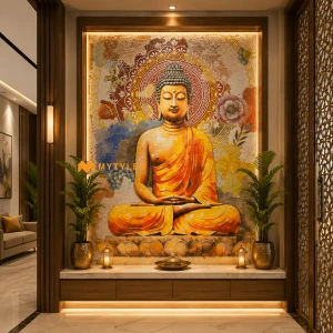 Buddha Poster Tile Code34972